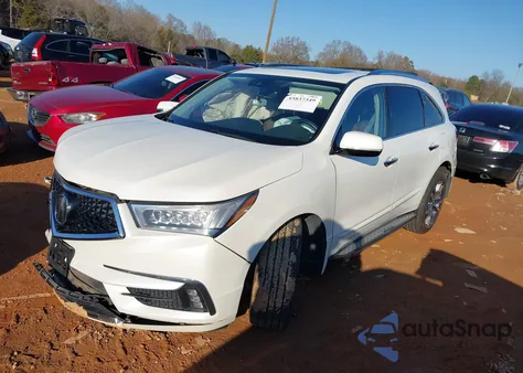 2019 Acura Mdx Advance Pkg from USA, damaged, VIN 5J8YD4H81KL011830